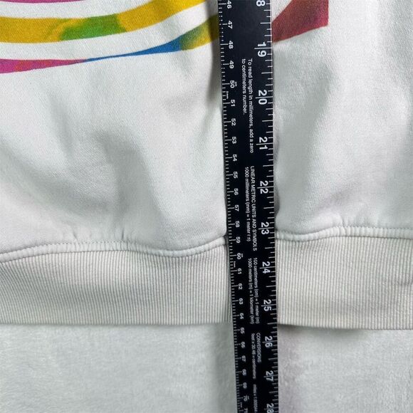 H&M 90s‎ Rock Band NIRVANA Oversized Smiley Face Graphic Sweatshirt Unisex XS - Picture 10 of 14